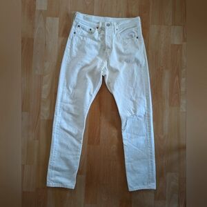 Levi's Premium 501 Skinny White Jeans 27/28
